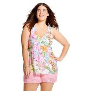 Lilly Pulitzer For Target Babydoll Floral Tank